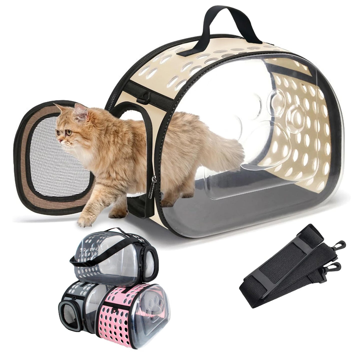 Sac de transport chat-Transparentcatcarrierbagâą