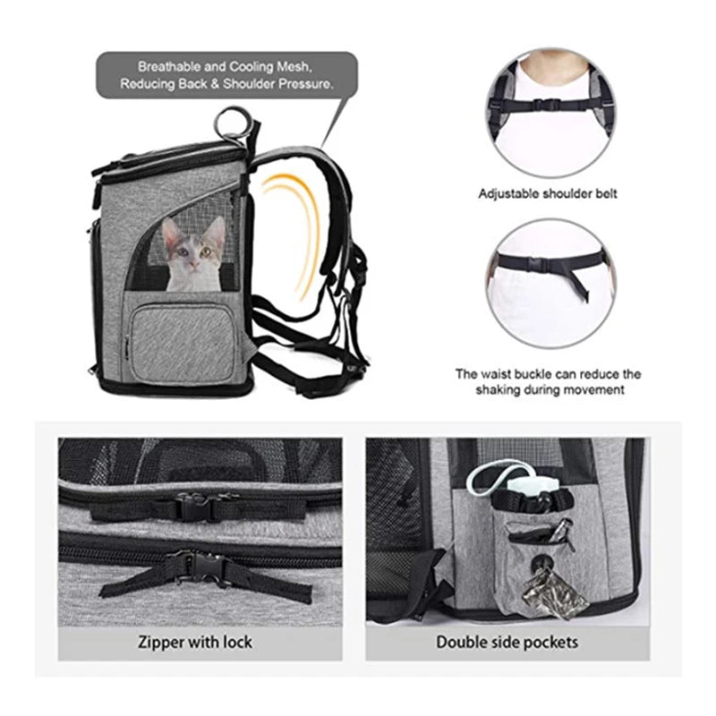 Sac de transport chat extensible-Expandablebagâą