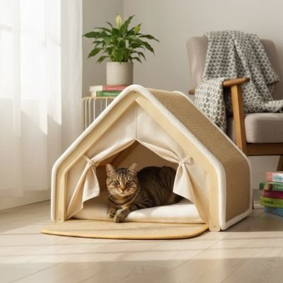 Maison-pour-chat-salon