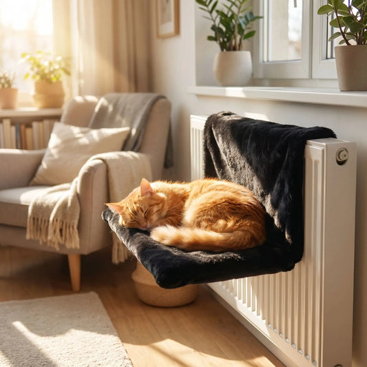 chat coucher et dort sur le hamac pour chat