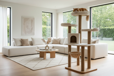 arbre-a-chat-design-avec-deux-chat