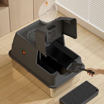 Caractéristiques du bac à litière inox LuxeCover