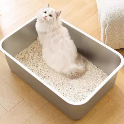 Bac litière Chat | Inox Premium
