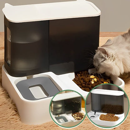 Distributeur eau et croquettes chat™ | grande capacité