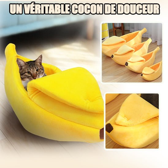 Niche pour chat Banane-Bananacatkennel™