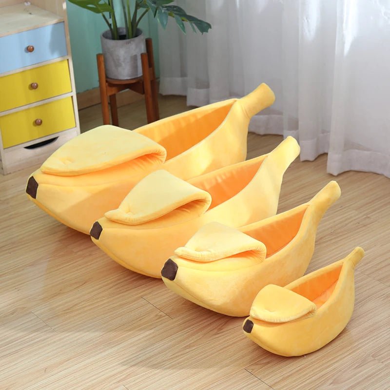 Niche pour chat forme banane plusieur taiile poser au sol