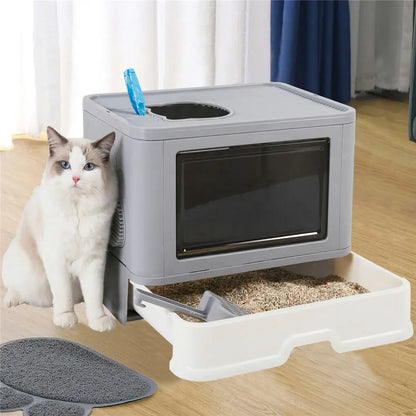 Bac à litière chat | pliable compact