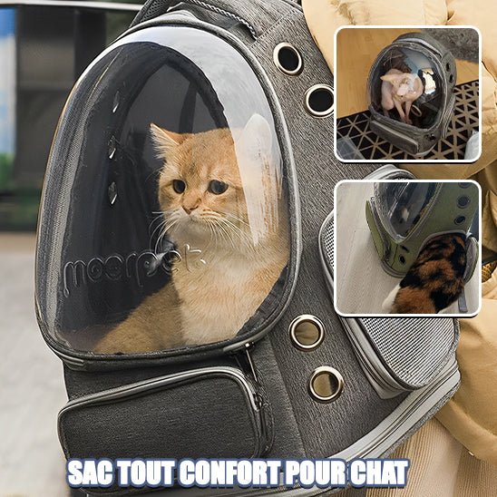 Sac à Dos pour chat-Catbackpack™ – La Caverne De Chababa