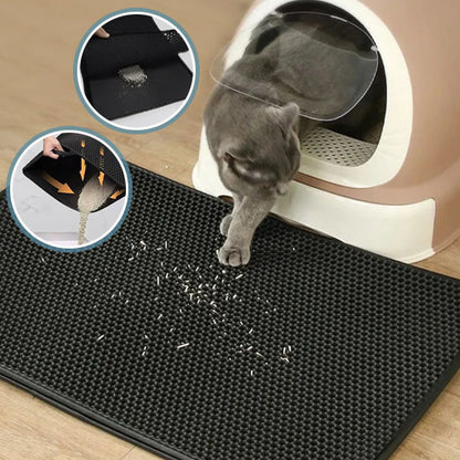 Tapis chat litière | Anti-Dispersion
