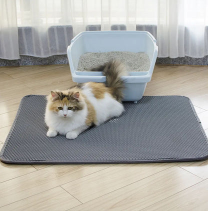 Tapis chat litière | Anti-Dispersion
