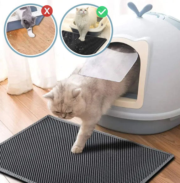 Tapis chat litière | Anti-Dispersion