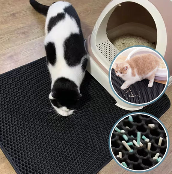 Tapis chat litière | Anti-Dispersion