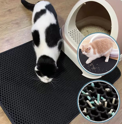 Tapis chat litière | Anti-Dispersion