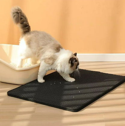 Tapis chat litière | Anti-Dispersion