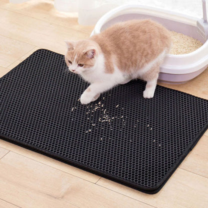 Tapis chat litière | Anti-Dispersion