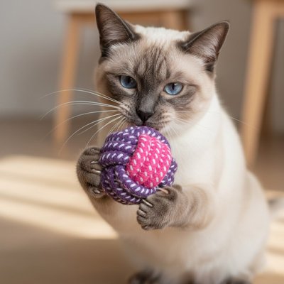 Balle-pour-chat-tien-entre-ces pattes