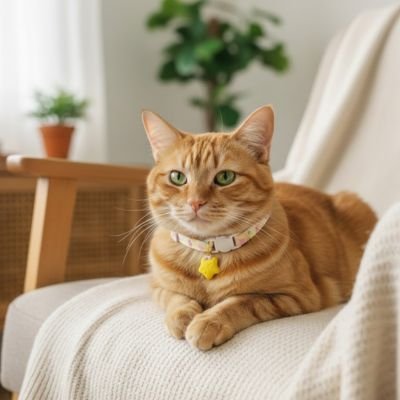 Collier-chat-coucher-sur-le-canapé