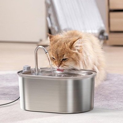 Fontaine-a-eau-Chat-boit