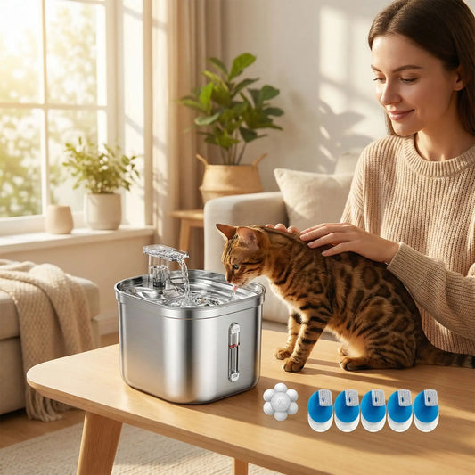 Fontaine a eau chat | Filtration Continue