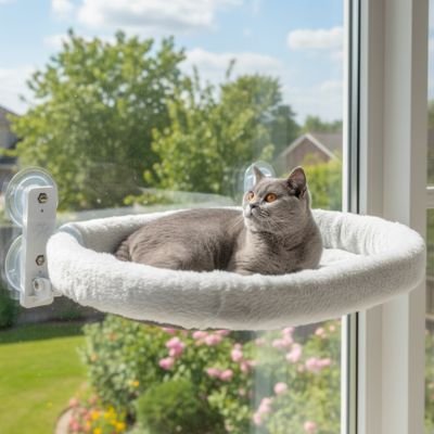 Hamac-pour-chat-fenêtre-ensoleille