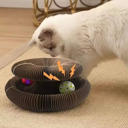 Grattoir pour chat™ | accordéon pliable