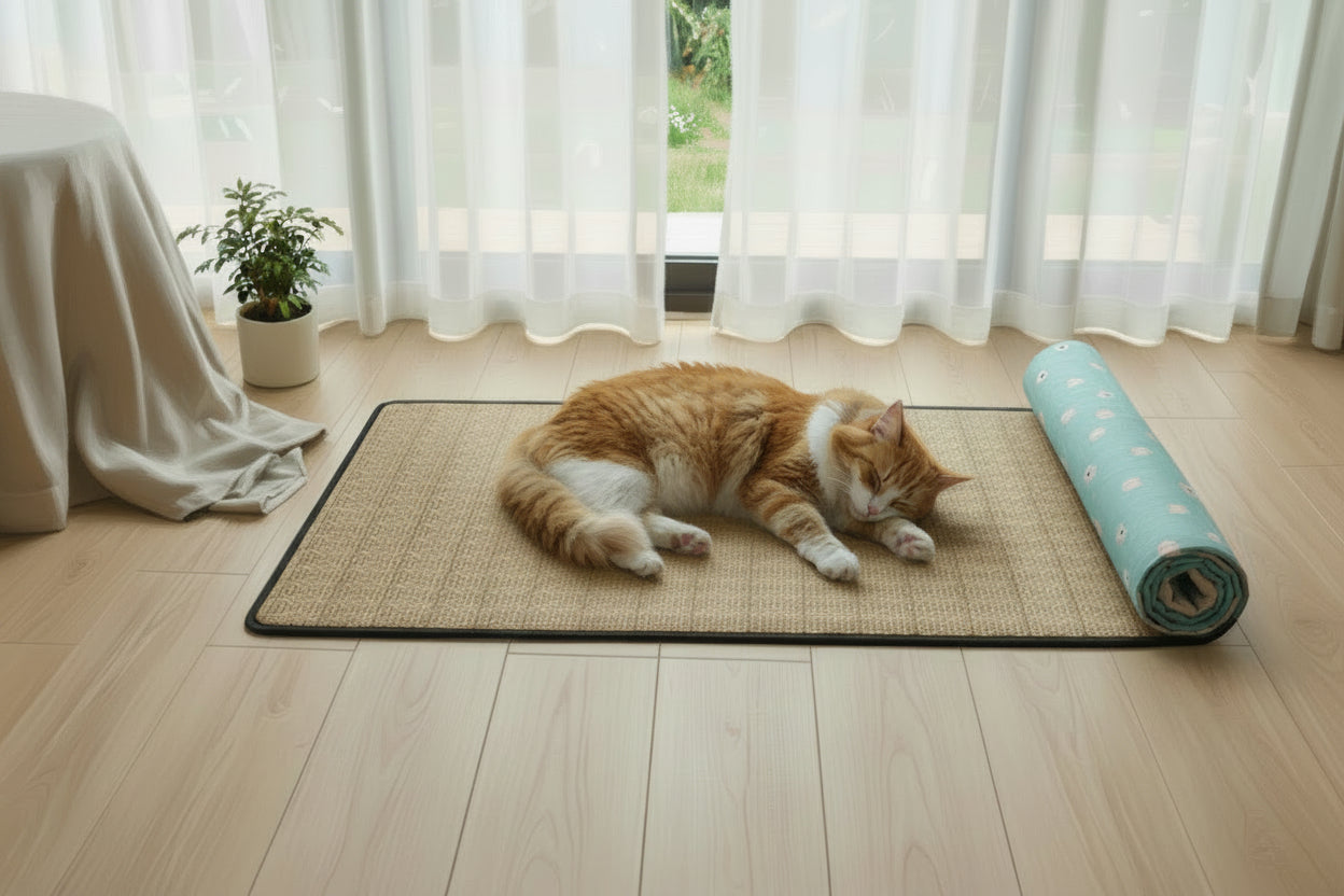 Tapis de refroidissement pour chat | Rotin Naturel