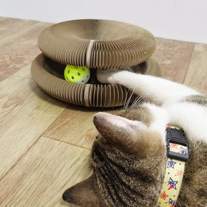 Grattoir pour chat™ | accordéon pliable