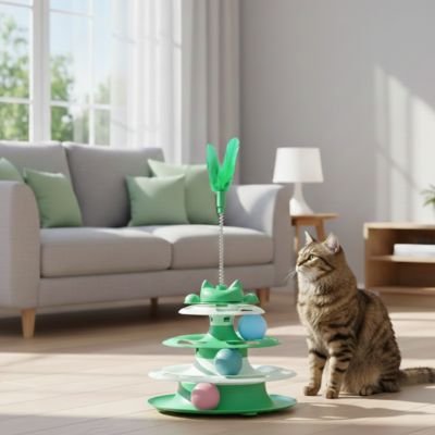 Jeu-chat-assis-devant-le-jeu 
