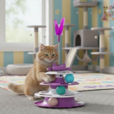 Jeu-pour-chat-joue-dans-le-salon 
