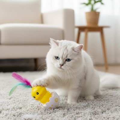 Jeu-pour-chat-s'amuse
