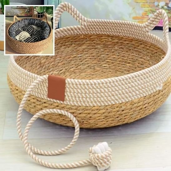 Lit-pour-chat-panier-sans-le-chat