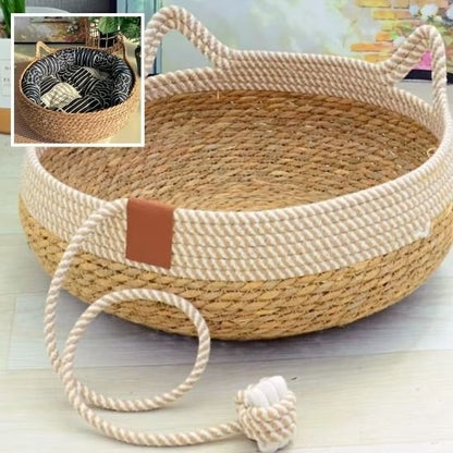 Lit-pour-chat-panier-sans-le-chat