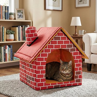 Maison-pour-chat-avec-chat 