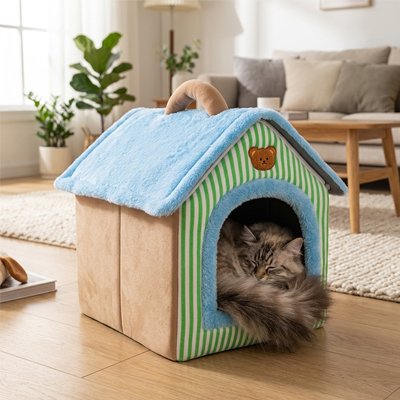 Maison-pour-chat-coucher