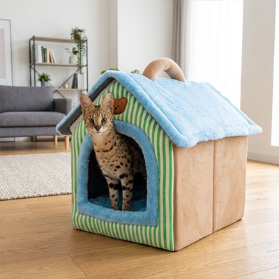 Maison-pour-chat-regarde