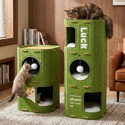 Niche-pour-chat-dans-le-salon