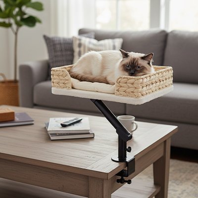 Panier-Chat-accrocher-a-la-table-du-salon